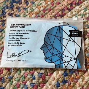 Swim Cap Reversible 3D‎ - Swimming Cap Silicone